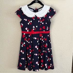 Girls Heart print dress